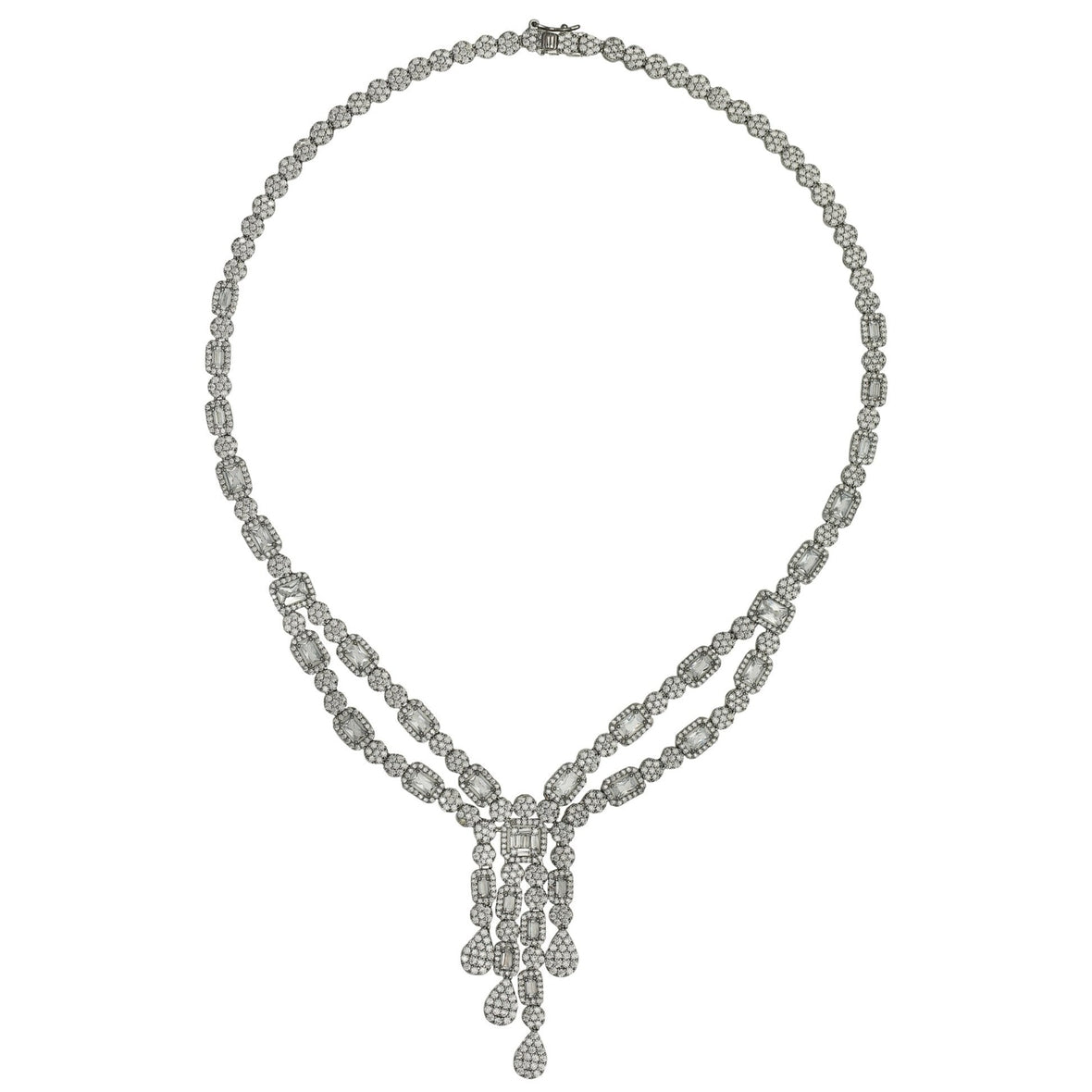 Joanne Ultimo Illusions White Evening Necklace
