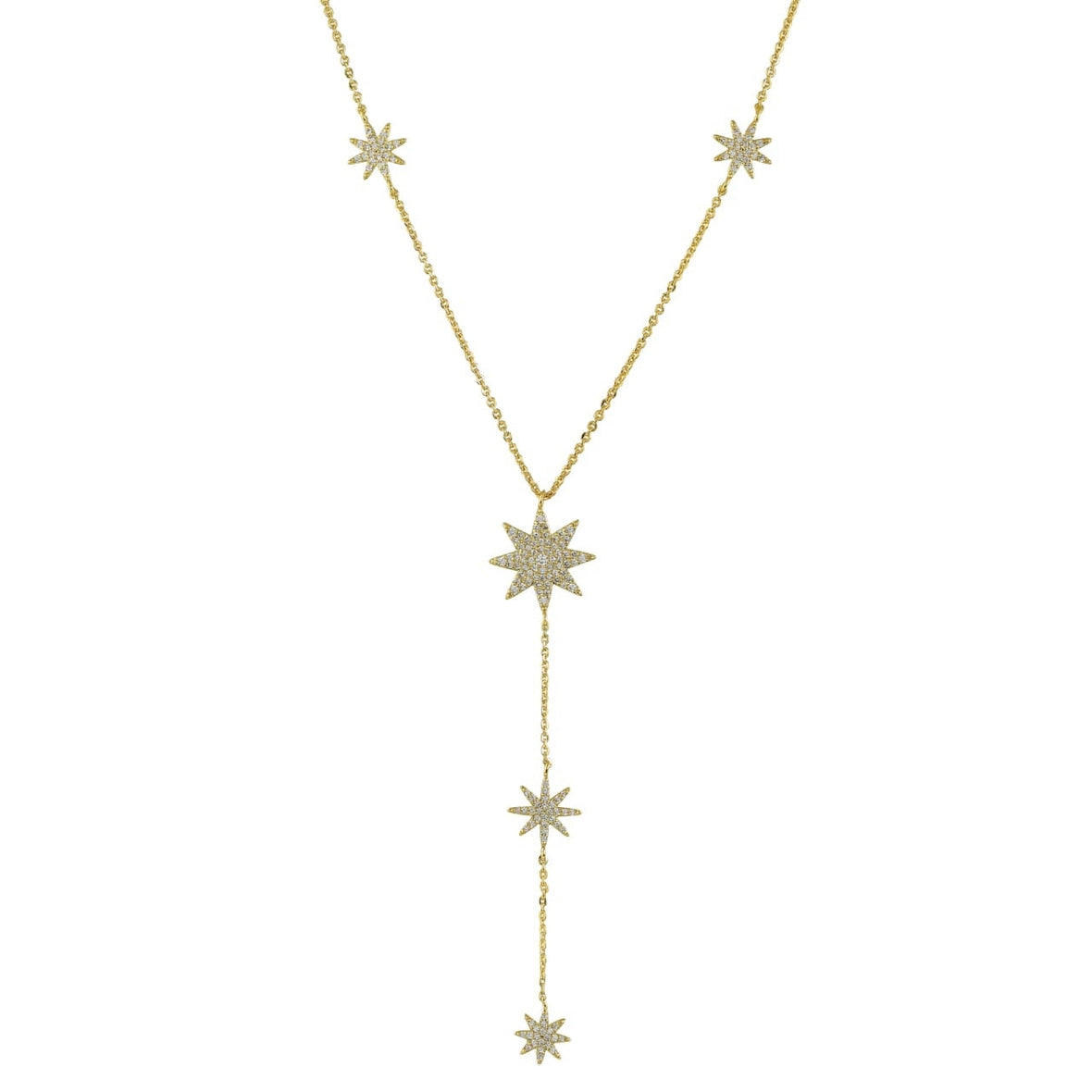 Magdaline Dressy Stars Casual Necklace