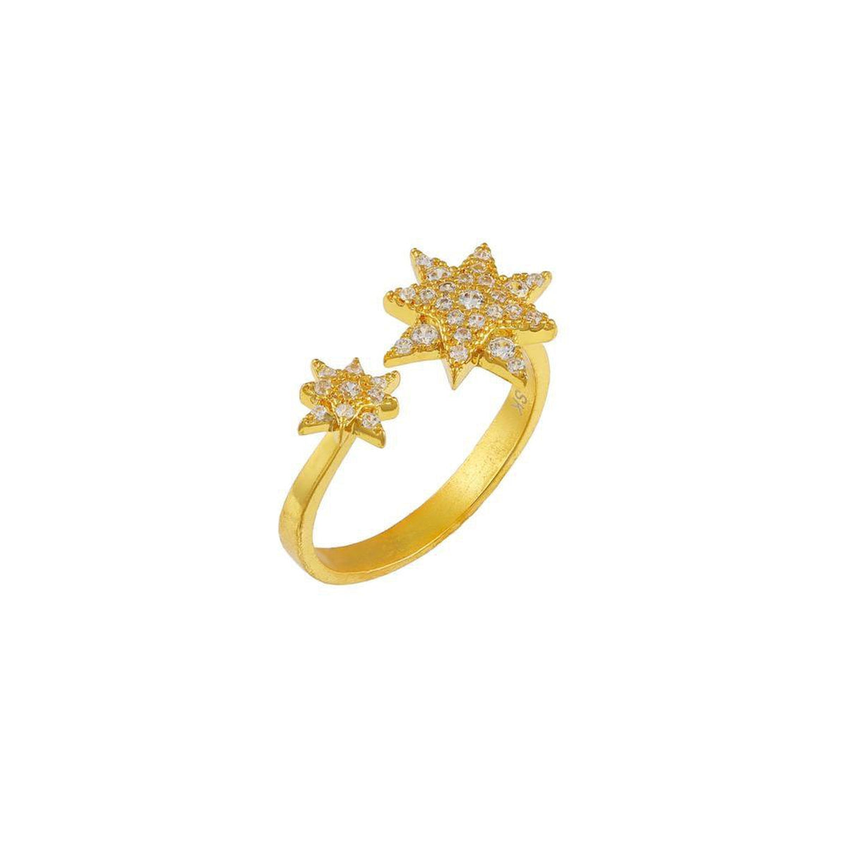 Star Double Open Ring