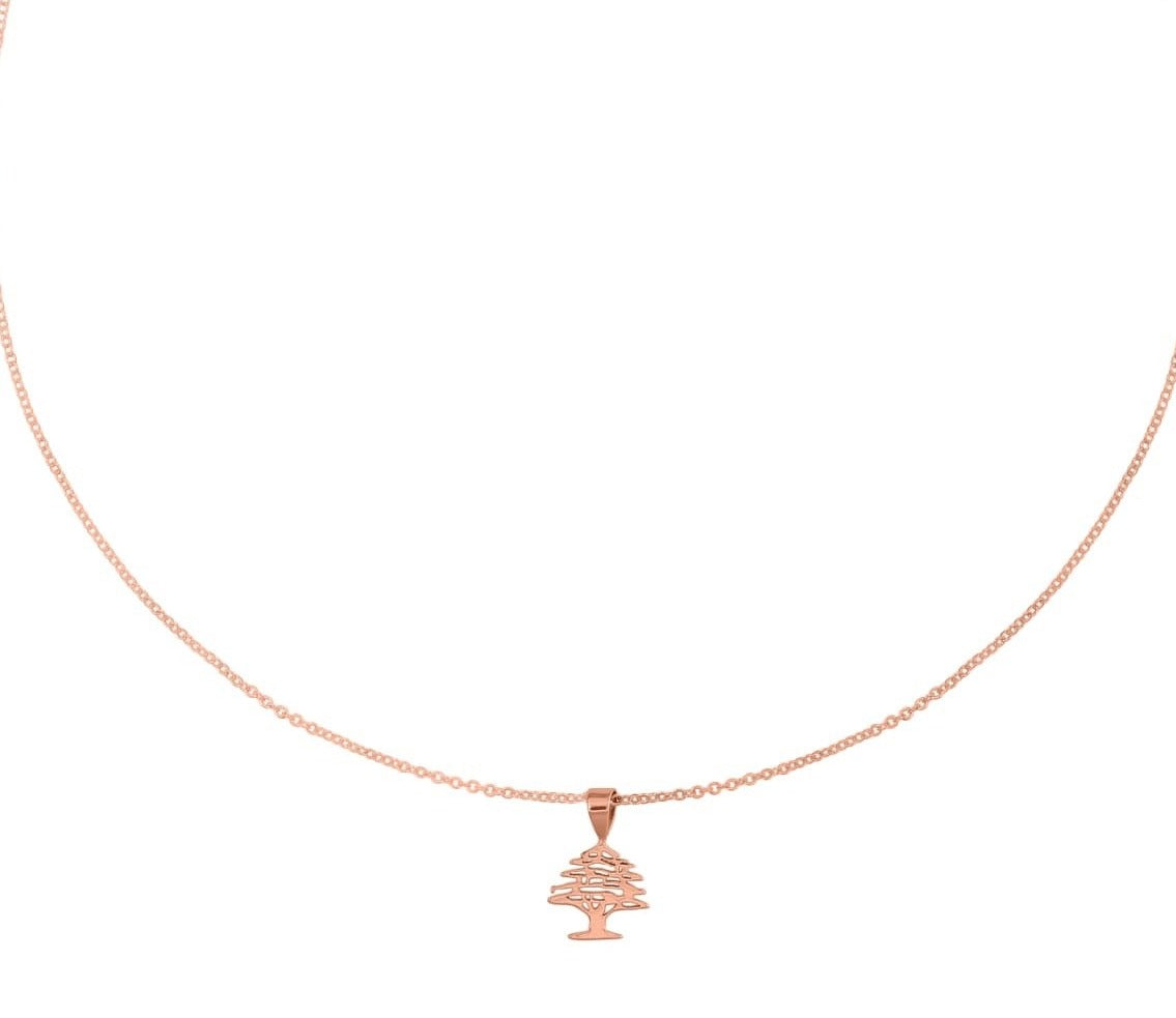 The Lebanese Cedar Shiny Necklace