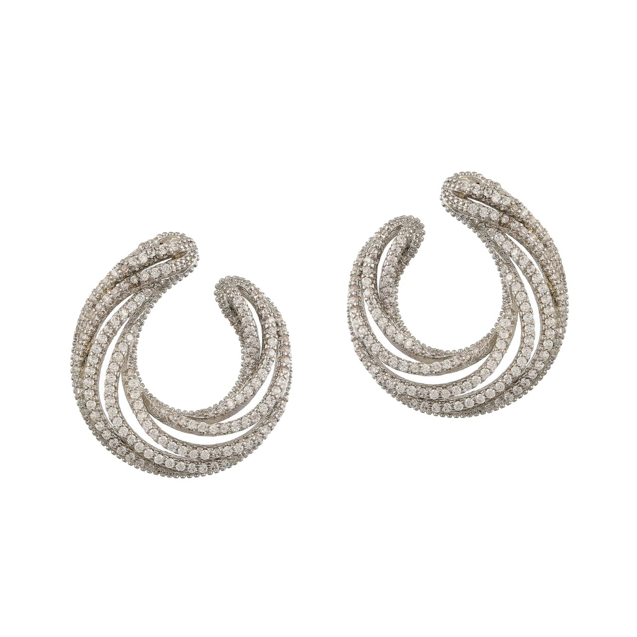Sirilia Curved Earrings